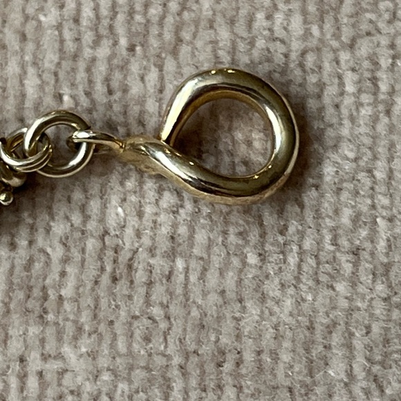 Michael Dawkins Gray Pearl Sterling 925 Long Necklace 36” Toggle Gold Clad - Picture 8 of 11